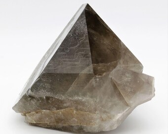 Beautifully Terminated, Large Smoky Quartz Crystal w/Iron & Chlorite (OS39)