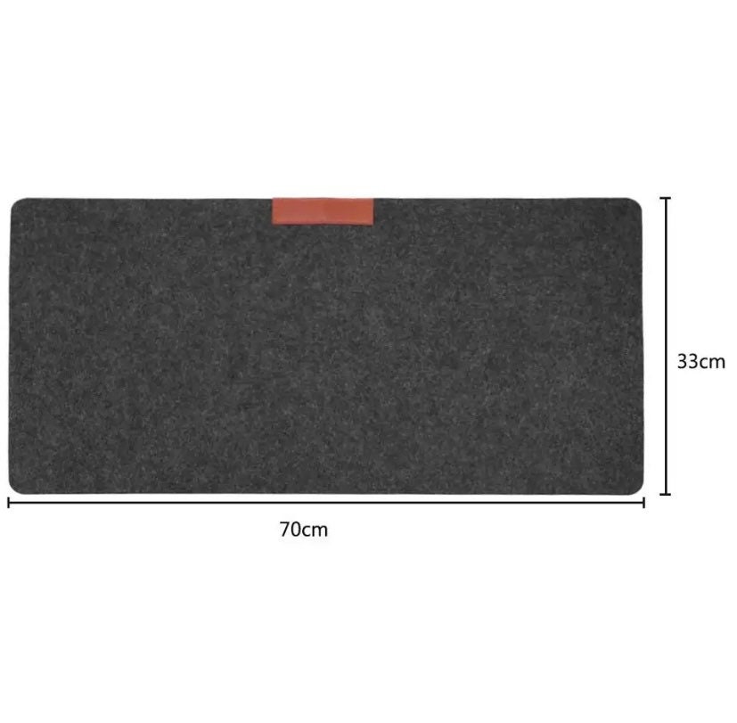 Computer Matt Large Office Computer Desk Mat Modern Table Keyboard Mouse Pad, Wool ...