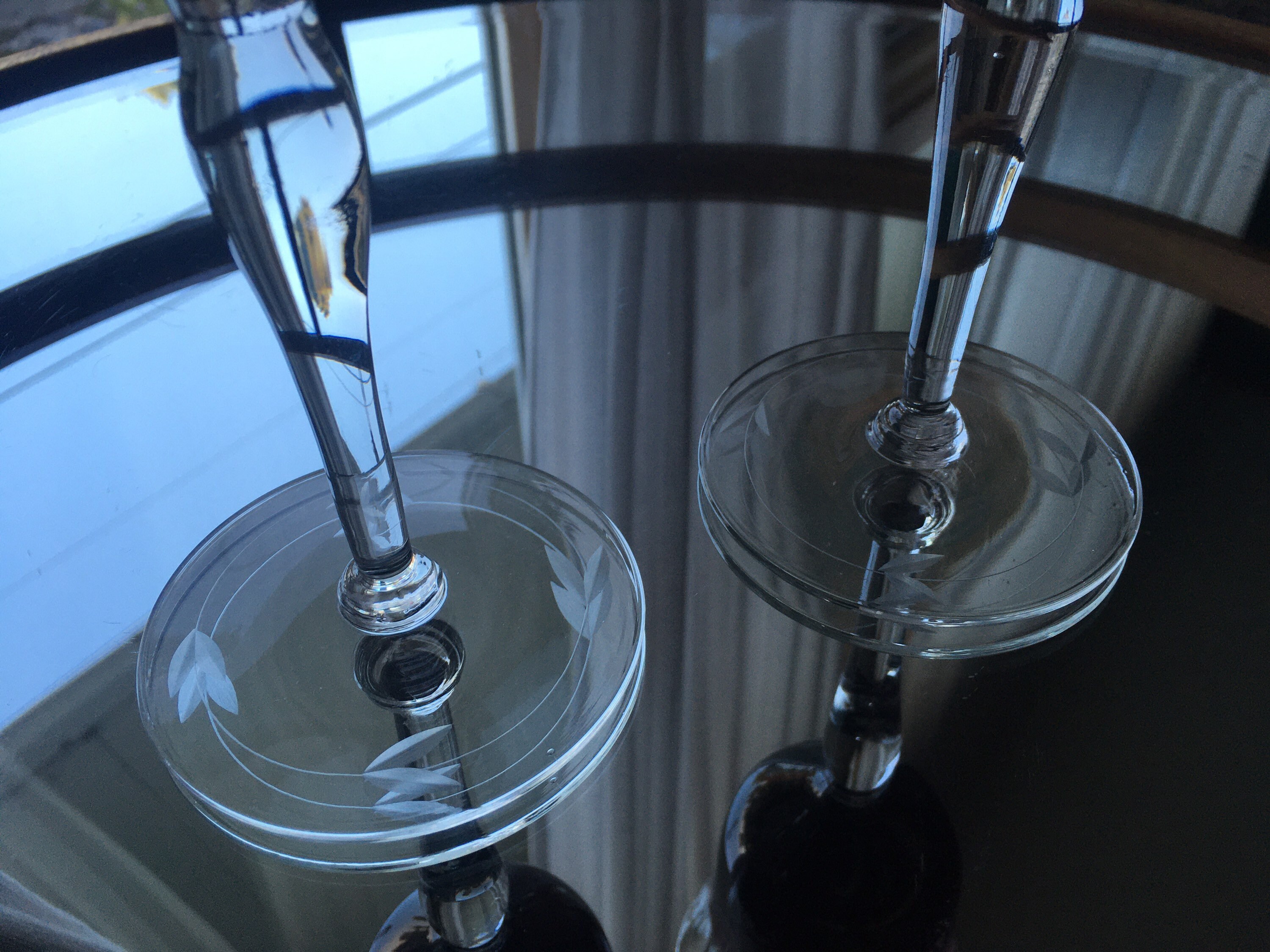 Cut Glass Stems Etsy