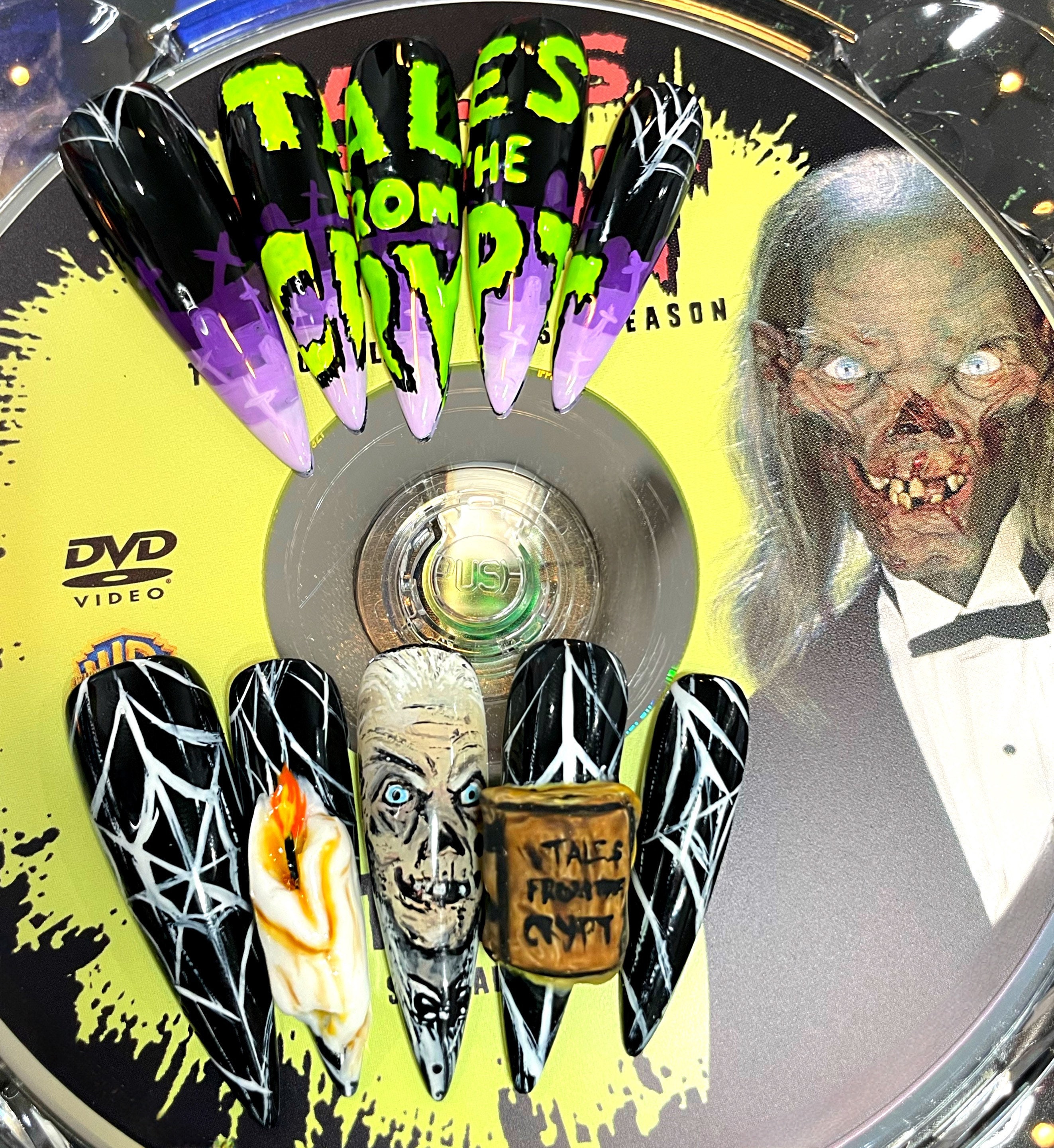 Tales From the Crypt-crypt Keeper Press on Nails-medium - Etsy