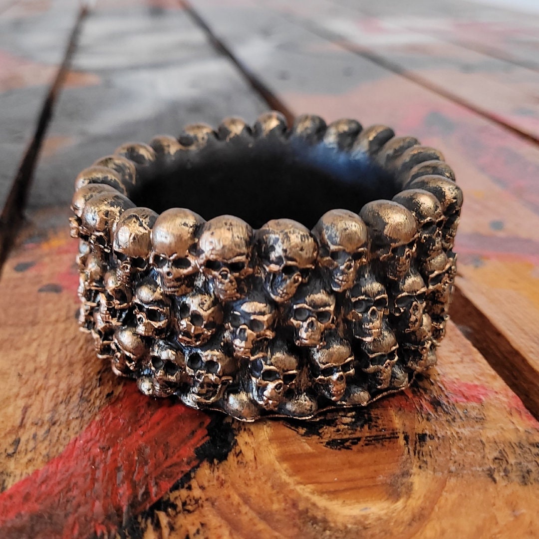 Skull Dead Ashtray Etsy