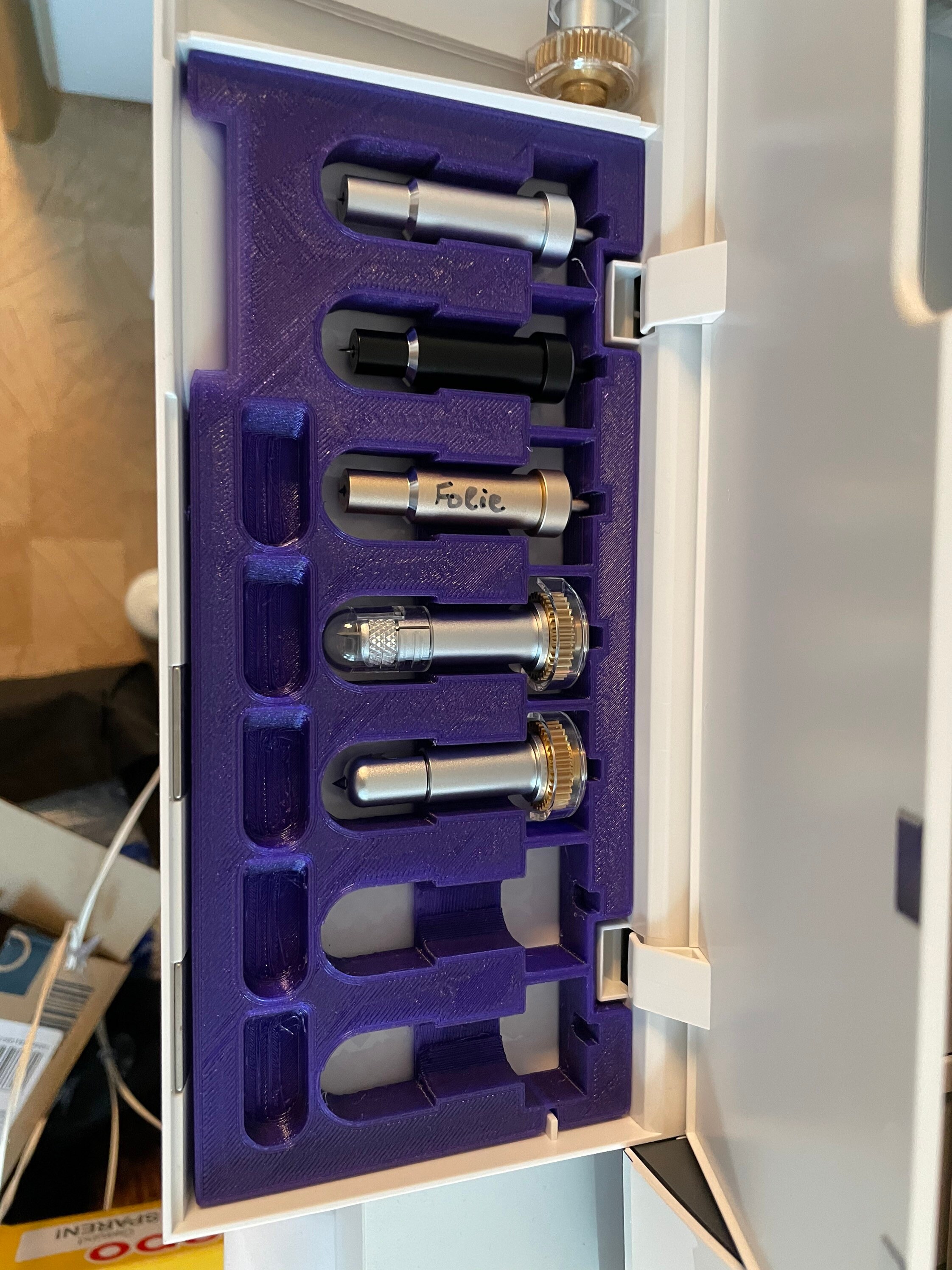 Storage box for Cricut tools