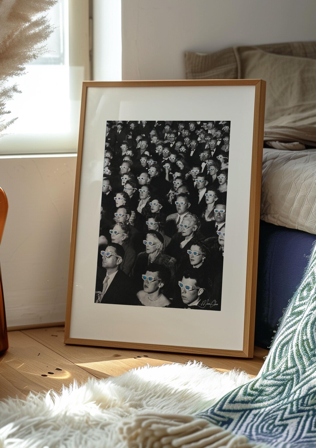 Surreal Collage Art Print | Retro Wall Art | Vintage Pop Culture Poster ...