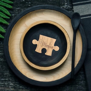 Marcasitios puzzle, Llavero, Imán, boda, detalle, regalo, comunión, bautizo, invitado, madera.