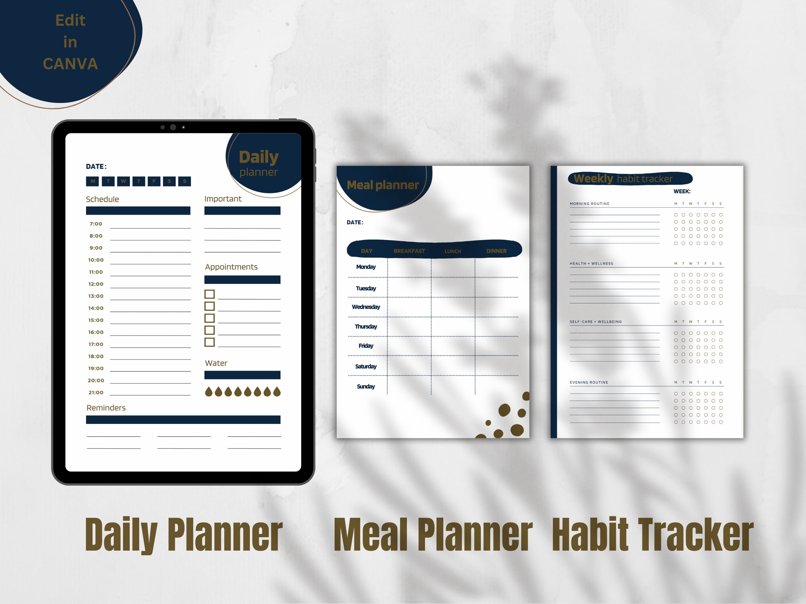 PLR Resell Digital Planner Template Bundle Commercial Use Etsy