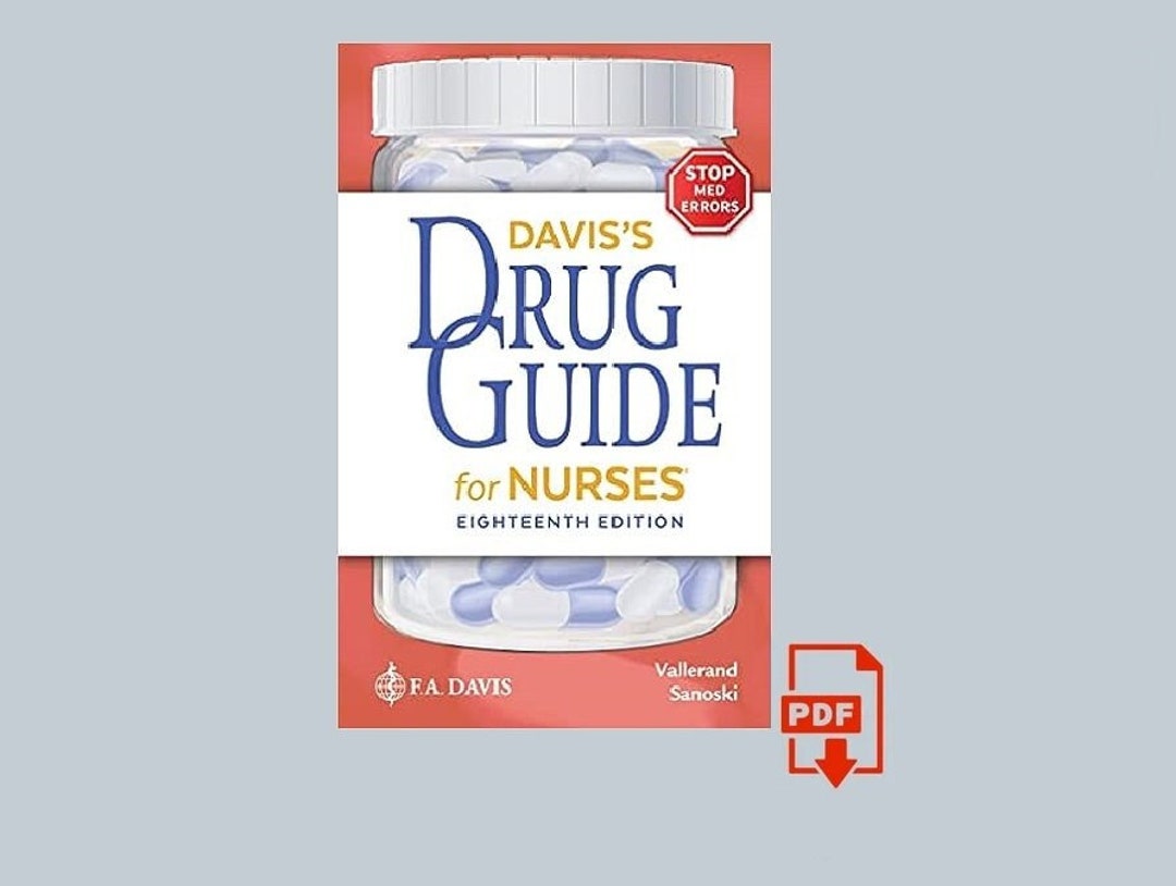 Davis's Drug Guide for Nurses Eighteenth 18th Edition 18e - Etsy