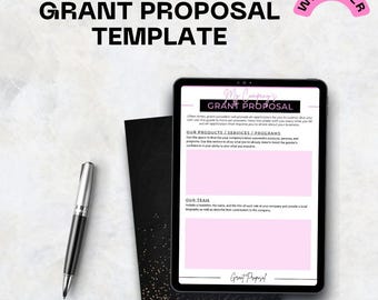 Grant Proposal Template + Step-by-Step Funding Guide for Small Business (Editable PDF)