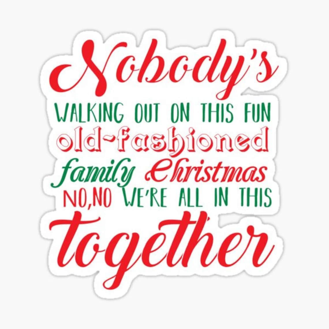 National Lampoon's Christmas Vacation Stickers Clark  Etsy