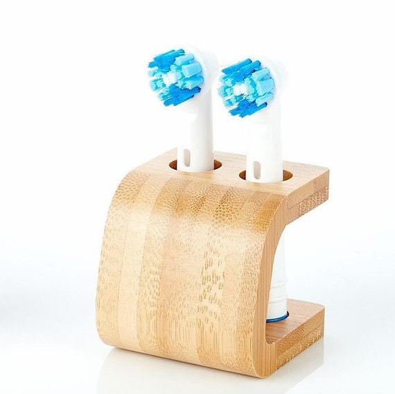 2 x Porta testine per spazzolino elettrico in bambù Ecologico senza  plastica Accessorio da bagno per testine per spazzolino elettrico SECONDI -   Italia