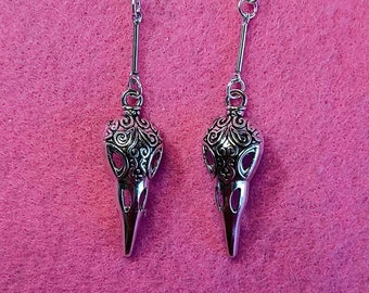 Raven Skull earrings