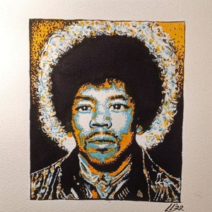 Jimi, Watercolor & ink