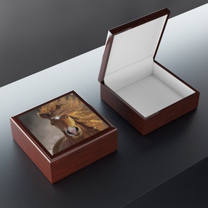 Horse Jewelry Box, Wooden Jewelry Box, Jewelry Storage, Keepsake Box, Horse Lover Gift, Teacher Gift
