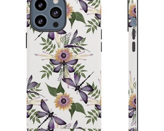 Dragonfly iPhone and Samsung Tough Phone Cases