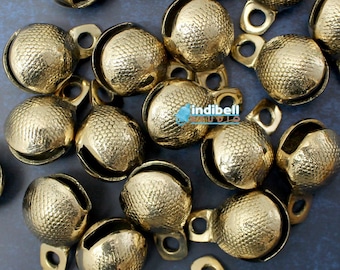 Cat Dog Pets Collar Brass Sleigh Bells, Loud Metal Indian Jingle Bells, Hiking Bells, Protection Bells, Loose Bells