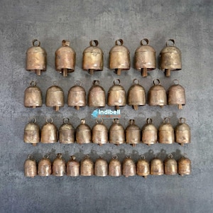 Rustieke koperen klokken tuindecor windgong, nieuw huis appartement decor cadeau, Cottagecore vintage kerstkrans klok, veranda decor klokken
