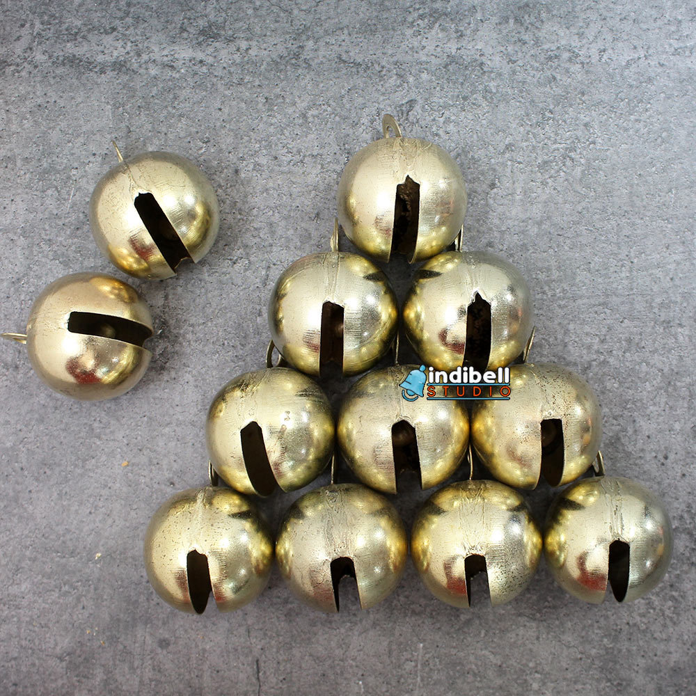 200 Campanellini Natalizi In Metallo | 10mm Argento E Oro - Per Decorazioni, Artigianato E Collari