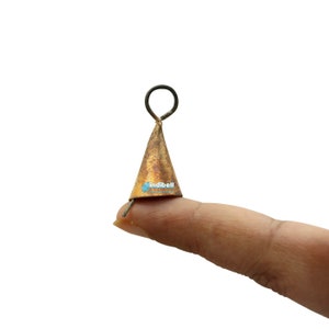 50 MINI TINY SMALL Farmhouse Cowbells, Miniature Metal Rustic Cow Bells for Wind Chime, Hanging Bell