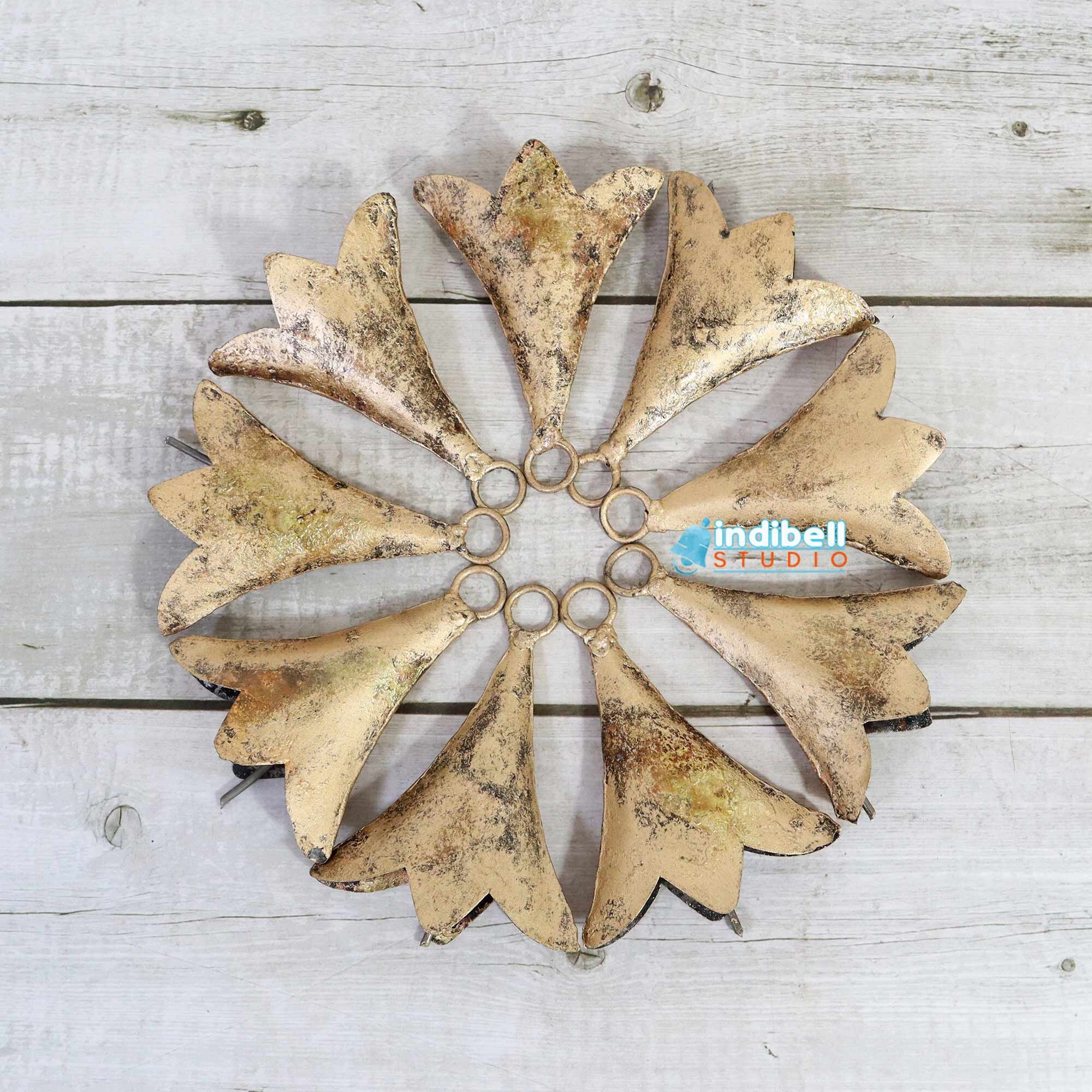Rustic Bell Scallop Antique Rustic Bells for Christmas Holiday Decor Crafts, Do It ...