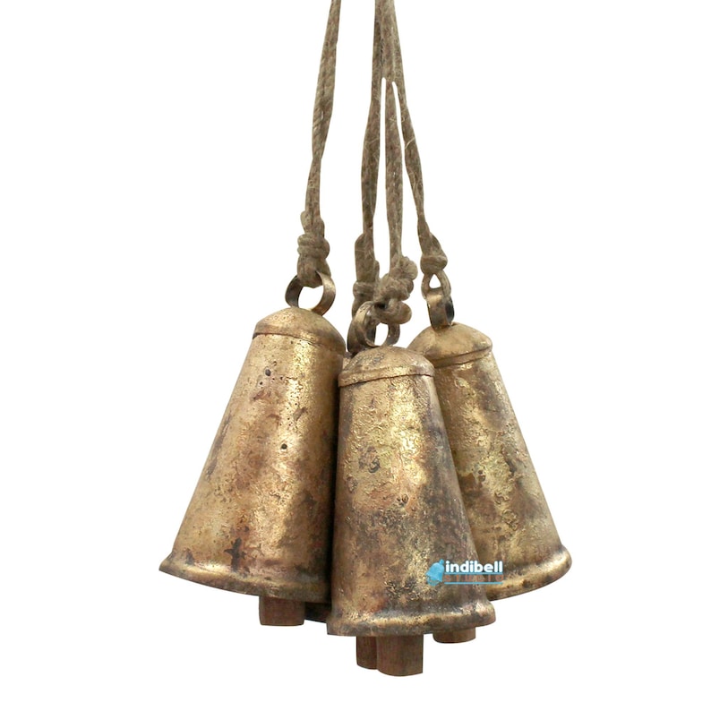 These Indian Cow Bells are very appropriate for farmhouse theme or country theme Christmas decoration.