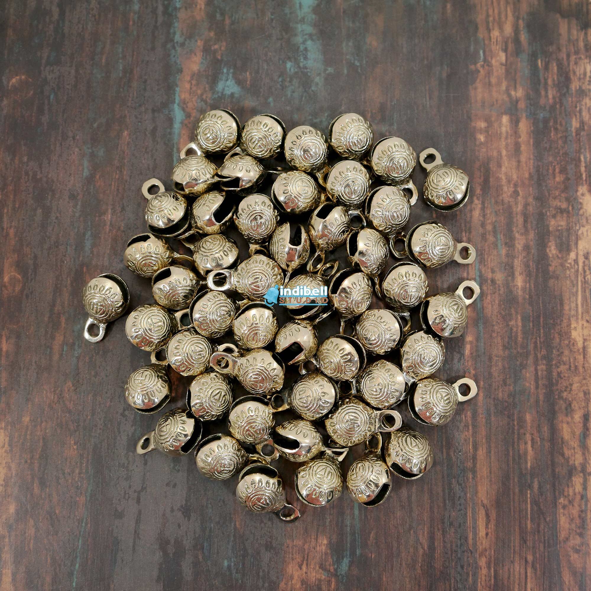 Lot De 100 Clochettes Dorées De 12 Mm Pour Travaux Manuels Mini