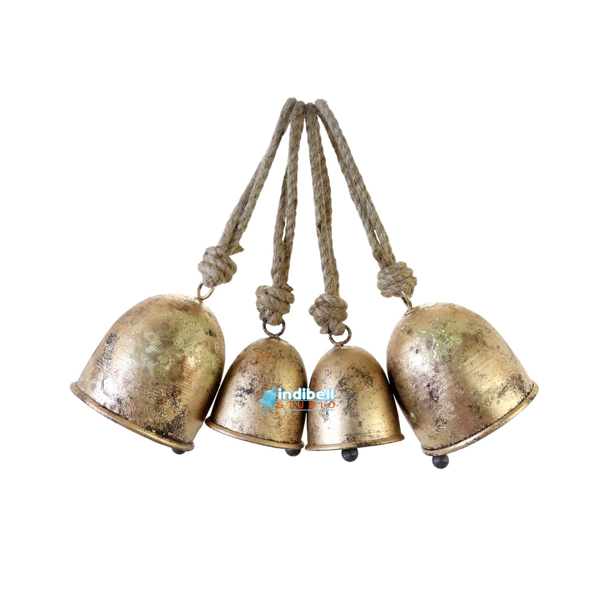 Front Door Wreath Decor Rustic Bells for Home Apartment, Basilica ...