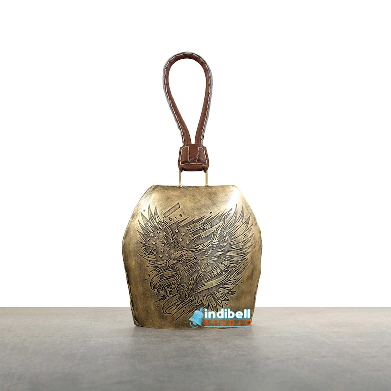 The eagle design bell is shown on white background.