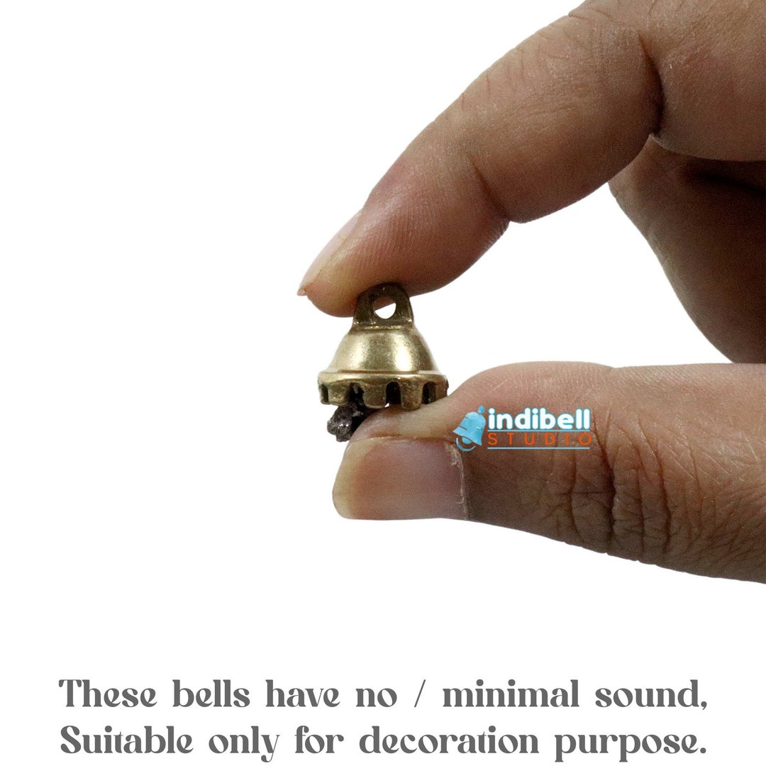 Tiny Mini Brass Claw Bells, Trim Bells, DIY Craft Decoration Elephant ...