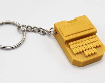 Steno Keyboard Keychain Charm | Court Reporter Gifts | Stenography Machine