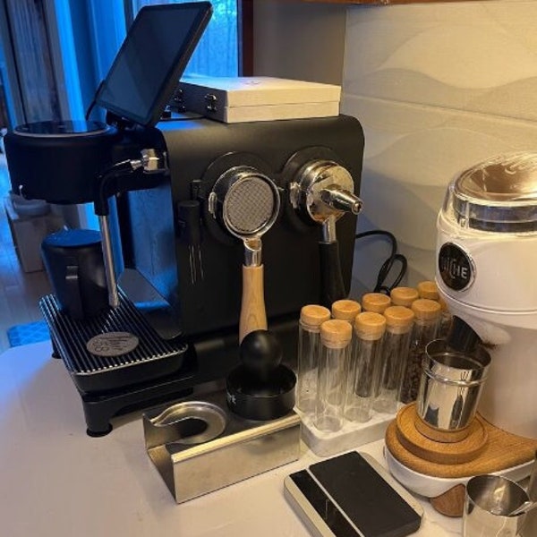 Fatsoenlijke Espresso DE1Pro Portafilter Rail met WDT gereedschapshouder