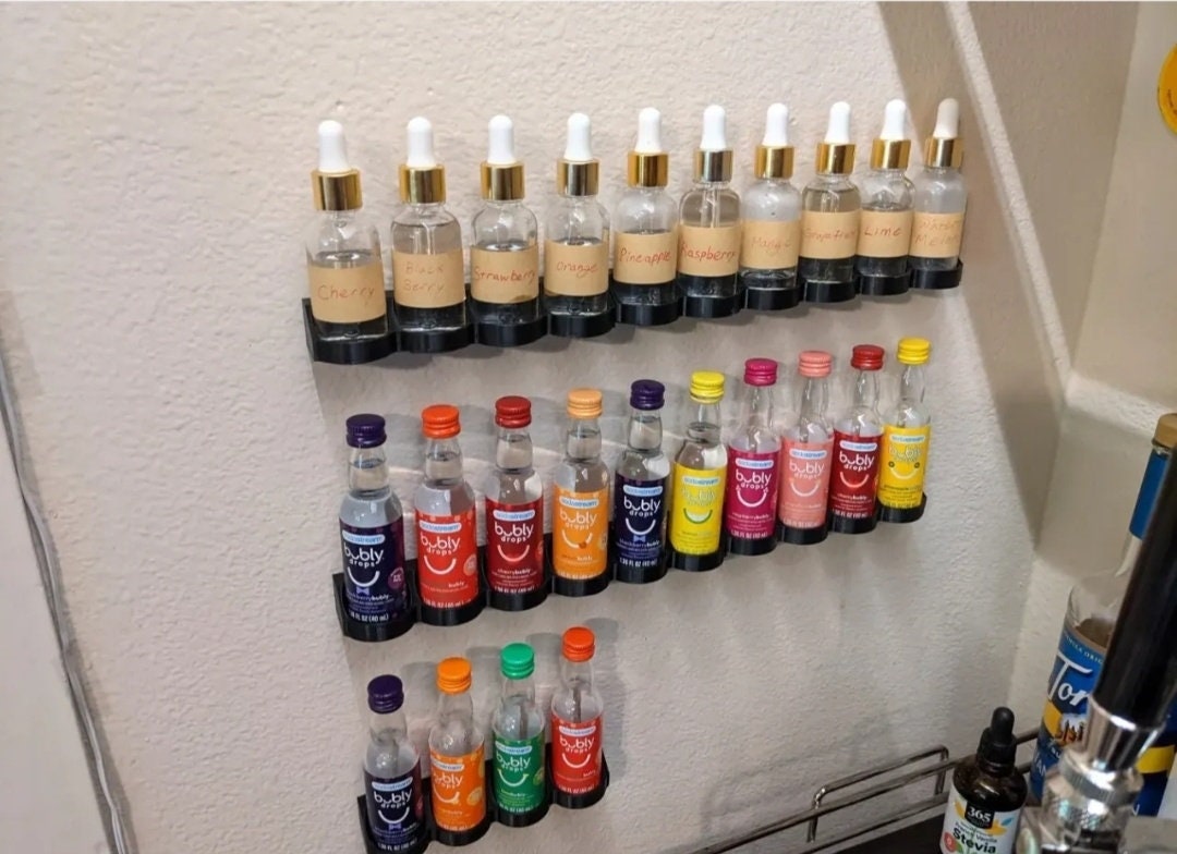 Sodastream Flavor and Dropper Bottle Wall Rack Etsy
