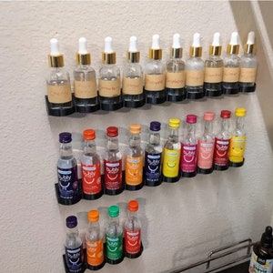 SodaStream Flavor and Dropper Bottle Wall Rack
