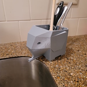 Elephant Kitchen Drainer | Silverware, Utensils, Sponge dryer