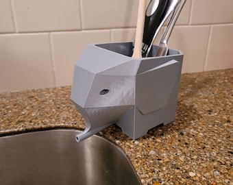 Elephant Kitchen Drainer | Silverware, Utensils, Sponge dryer