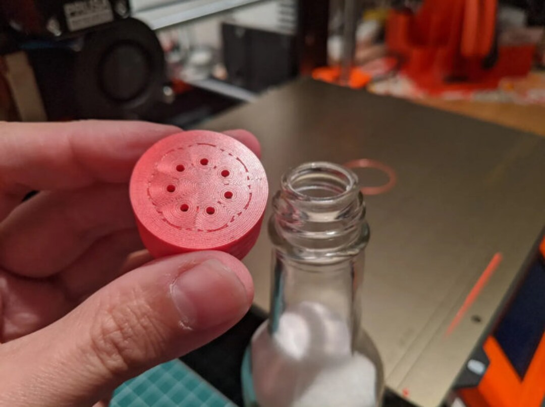 Salt Shaker Lid for Hot Sauce Bottles Etsy