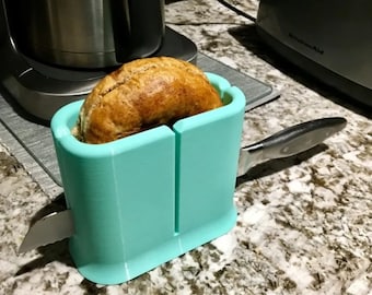 Bagelhalter für Perfektes Schneiden