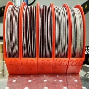 5 Inch Sanding Pad Holder | Custom Labels