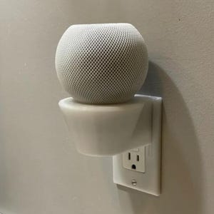 Apple HomePod Mini Wall Outlet Cover Shelf Etsy