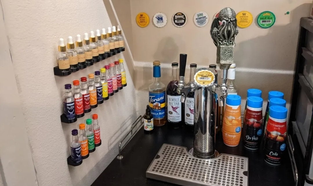 Sodastream Flavor and Dropper Bottle Wall Rack - Etsy