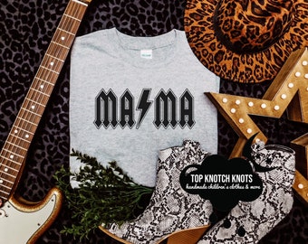 Ac Dc Mama Shirt | Etsy