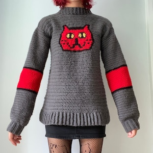 Marceline&#39;s Sweater *Crochet PDF Pattern Only* **Buy this pattern on my website for a cheaper price**