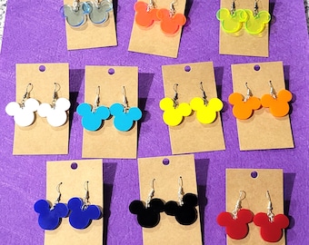 Cartoon Mouse Hook Earrings