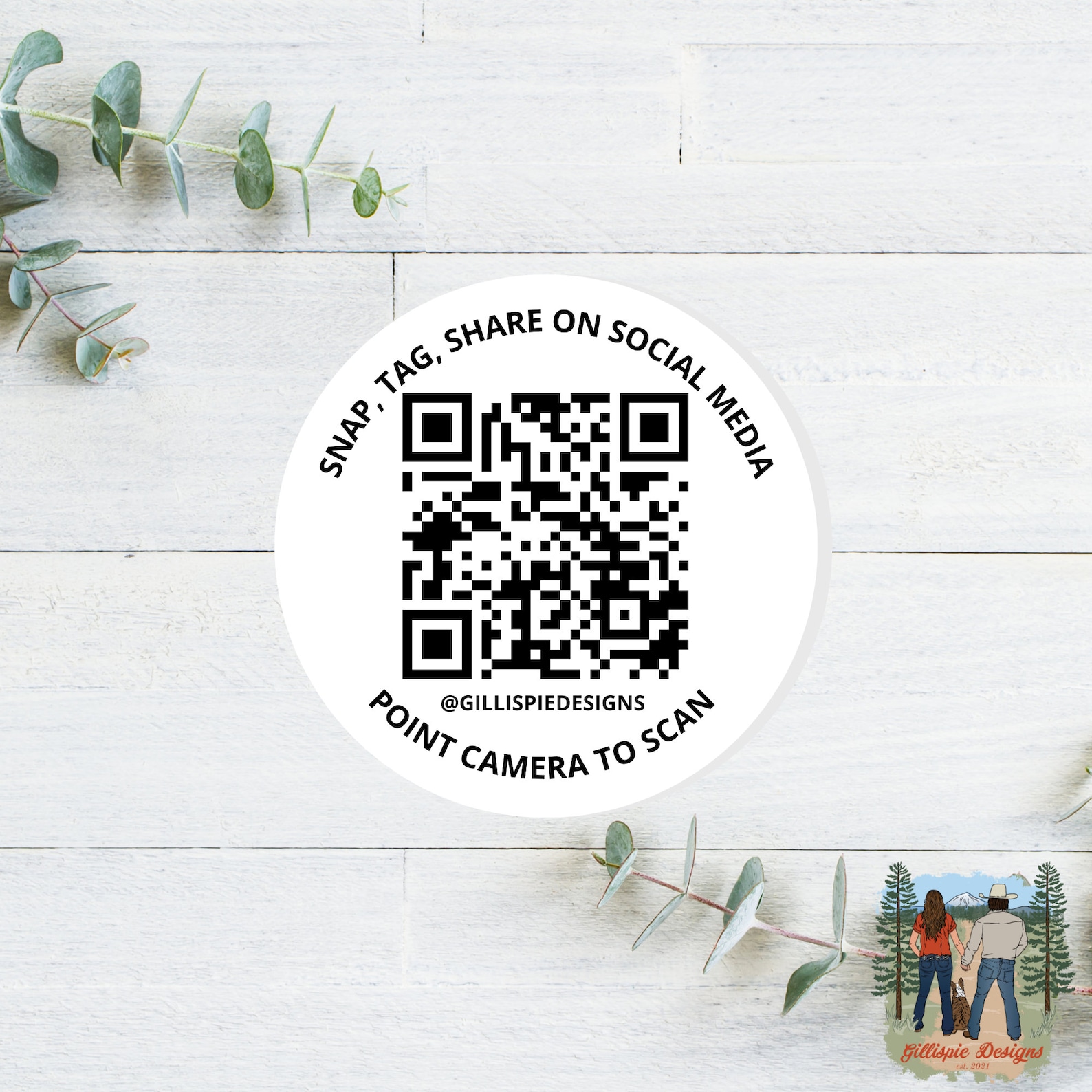 100 Stickers QR Code Stickers Small Business Stickers 2inch Etsy