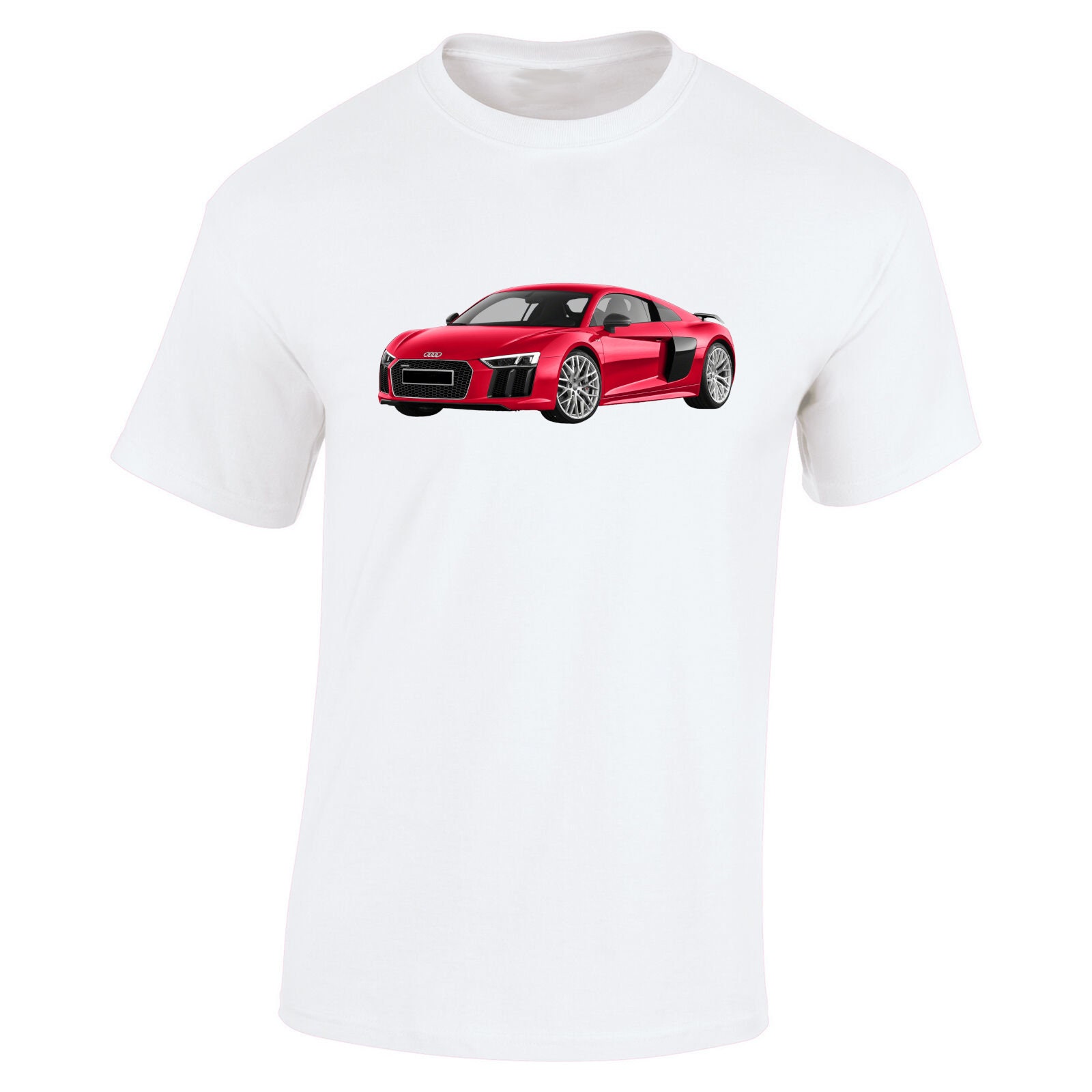 Audi Red R8 V10 Tshirt - Etsy