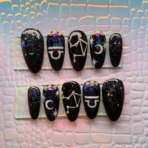 Your Sign | Reusable Professional Gel Press Ons | Glue on Nails | Press On Nails | Fake Nails