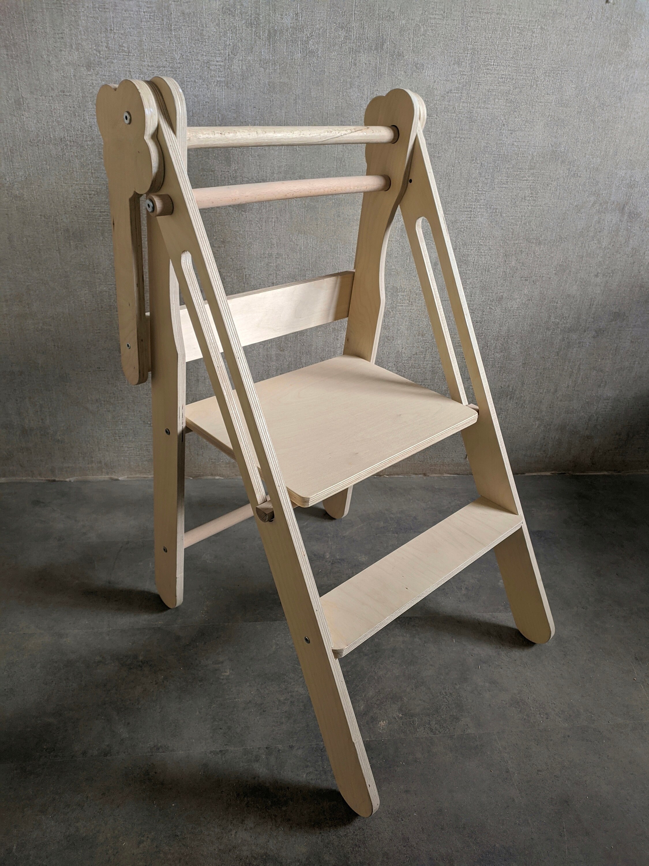 Folding Helper Tower PEAK Kitchen Step Stool Toddler Safety Etsy