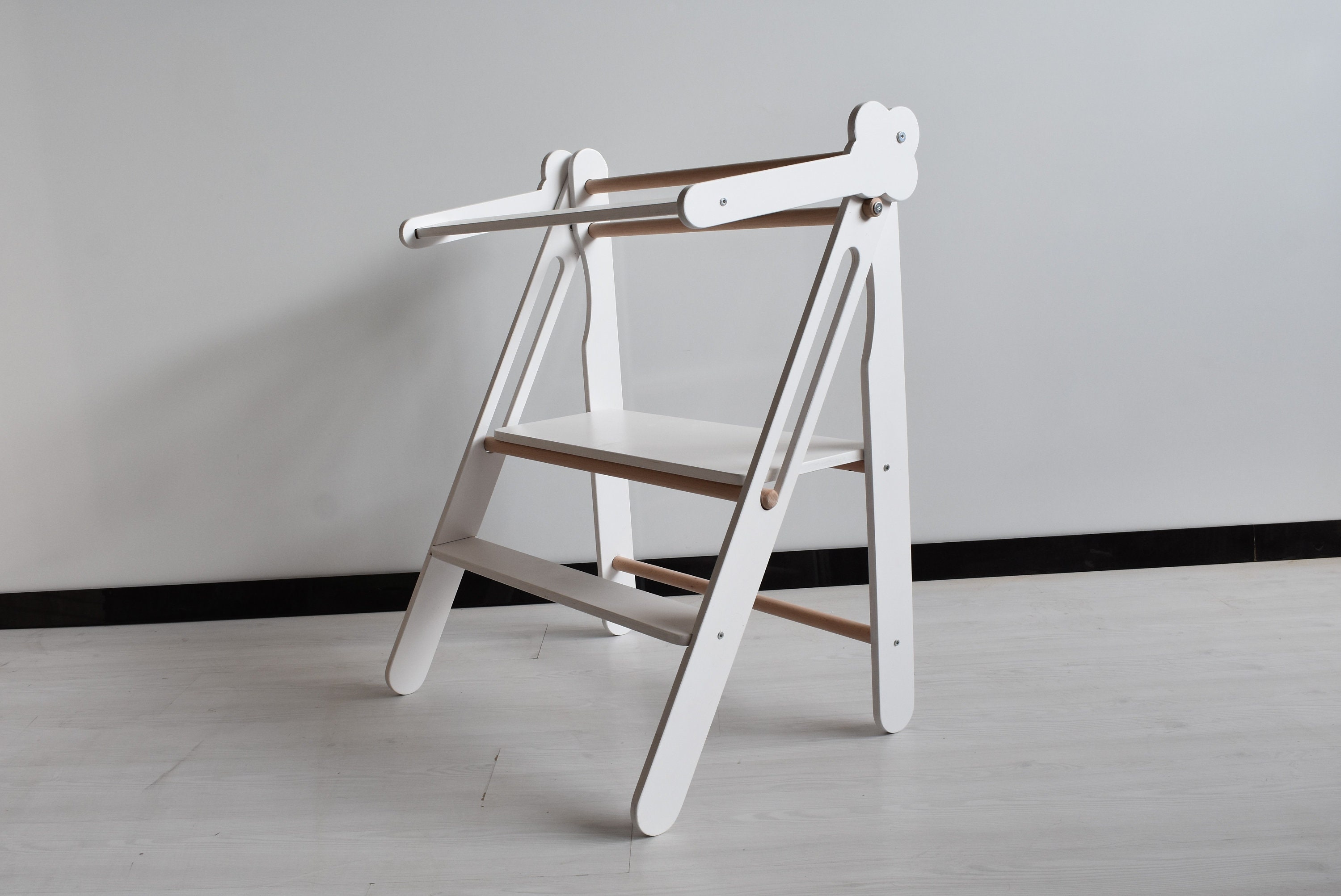 Twins Helper Towerdouble Helper Tower Kitchen Step Stool Etsy