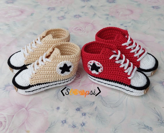 Baby crochet best sale converse