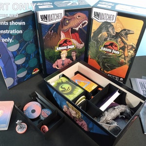 Unmatched Jurassic Organizer Insert (For Both Unmatched Jurassic Park Sets)