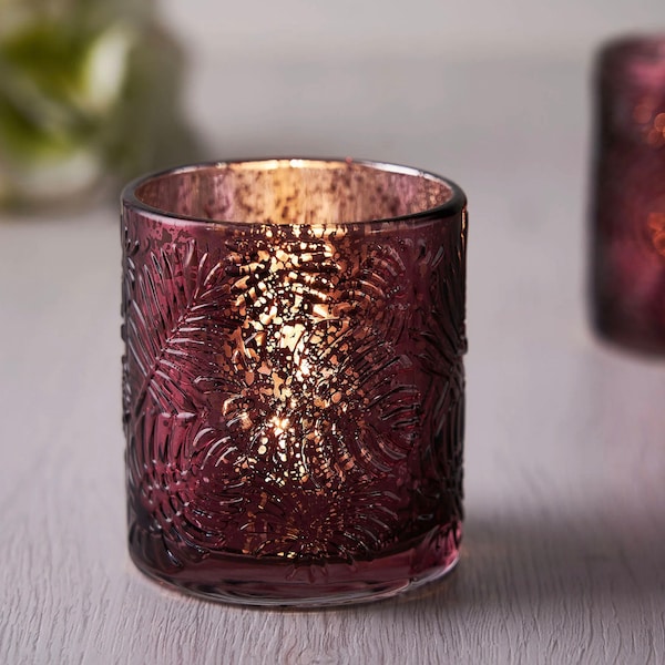 Mercury Glass Votive Etsy