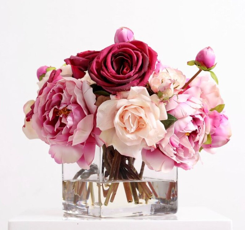 4 PACK 8x8x8 Square Glass Cube Vases Wedding Etsy